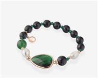 Pulsera Lelune Mujer LELUNE GLAMOUR in Plata LGBR590.2.CH